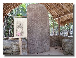 2005 01 22 7 Coba Stela 1 describes creation myth and has longest long count date ever written 3188 BC